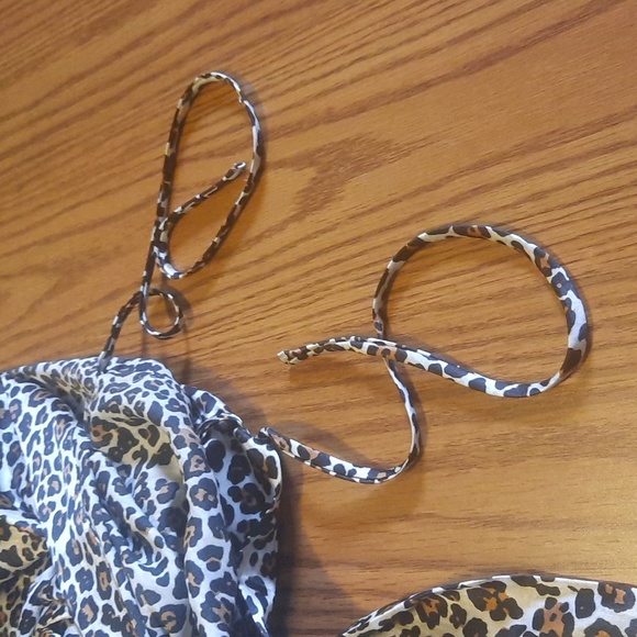 Victoria's Secret leopard print silky robe size small/medium - Picture 6 of 8